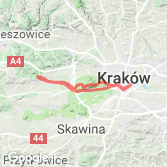Mapa Lasek, Kryspinów i Mnikowska